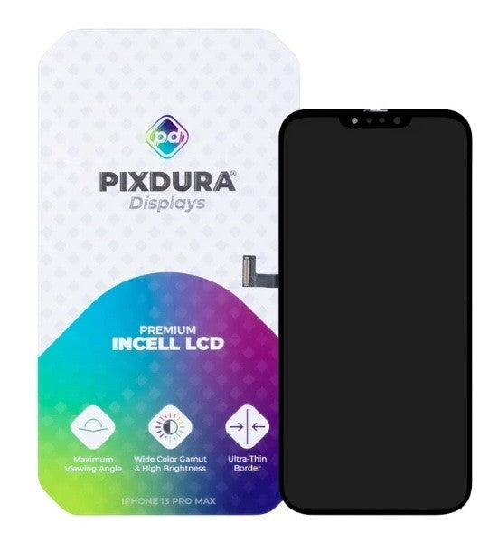 Display für iPhone 13 Pro Max LCD Incell Premium Display + Rahmenkleber PIXDURA