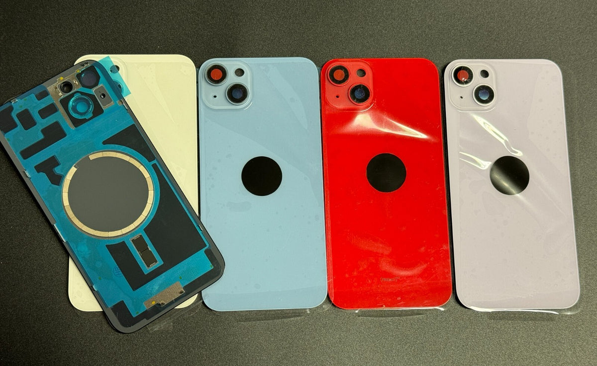 iPhone 14 Plus Backcover Backcover Glas Vormontiert Rückseite Vormontiert