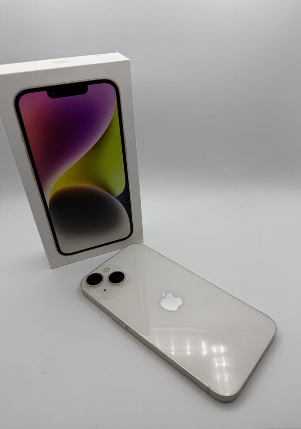 Apple iPhone 14 128GB Polarstern, Weiß Zustand: Gut