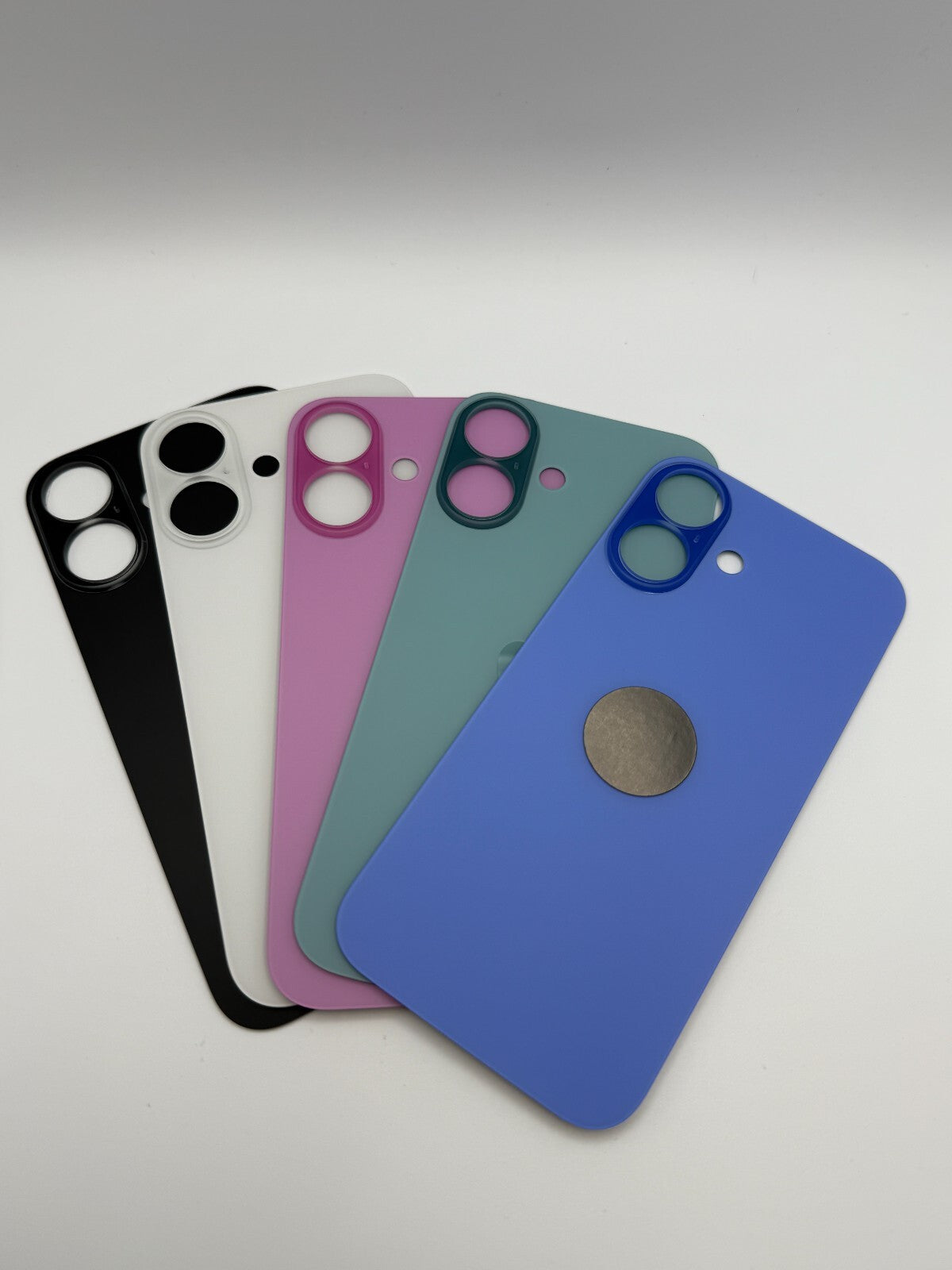 Rückseite für iPhone 16 Backcover Glas Big Hole inkl. 3M Kleber Premium