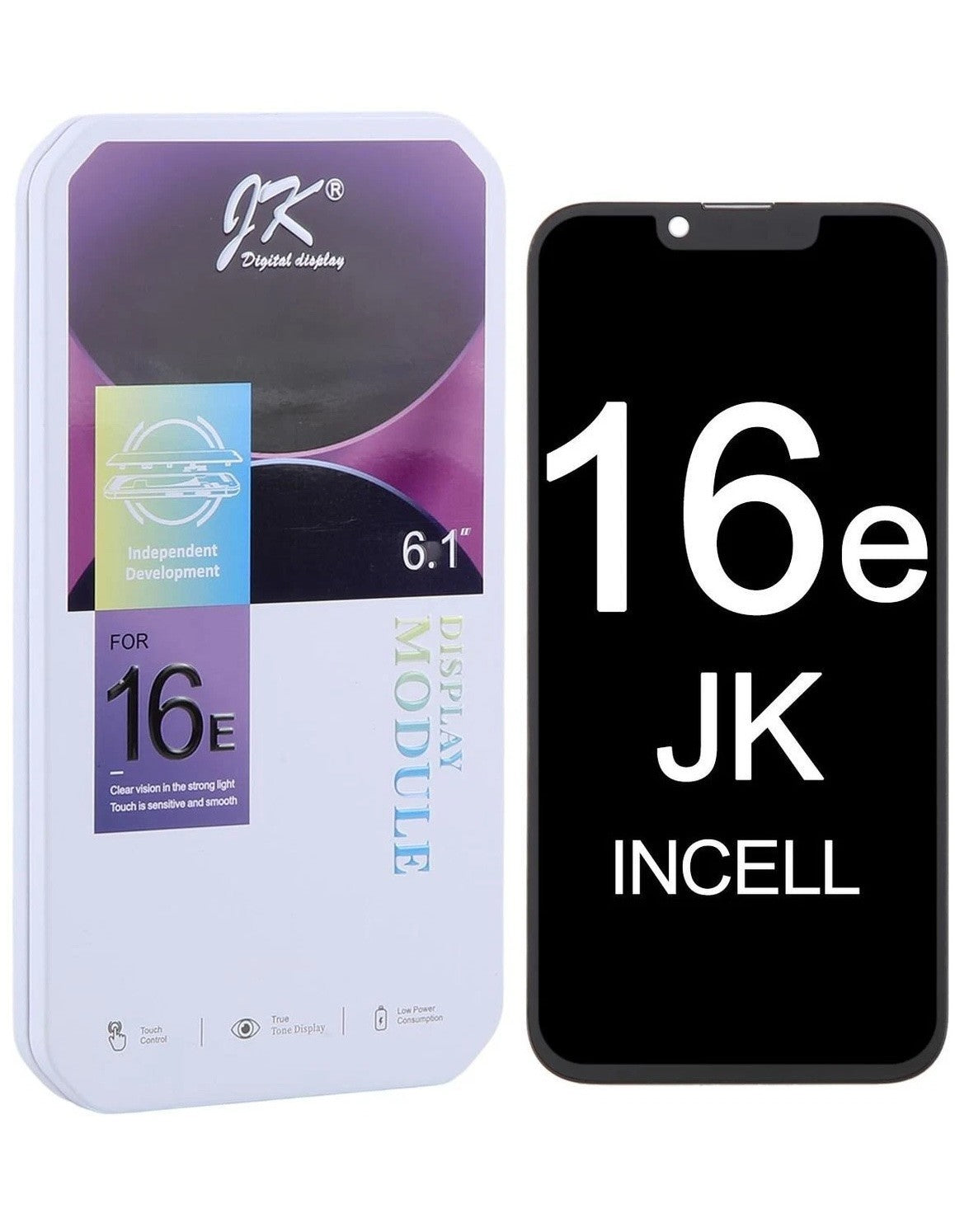 Display für iPhone 16e Retina Touchscreen INCELL mit Kleber Original (JK)