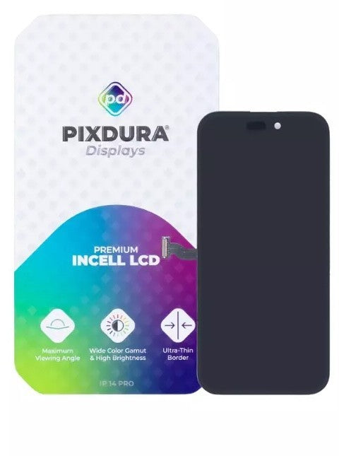 iPhone 14 Pro Display Incell 120Hz LCD Reparatur Set PIXDURA + Rahmenkleber