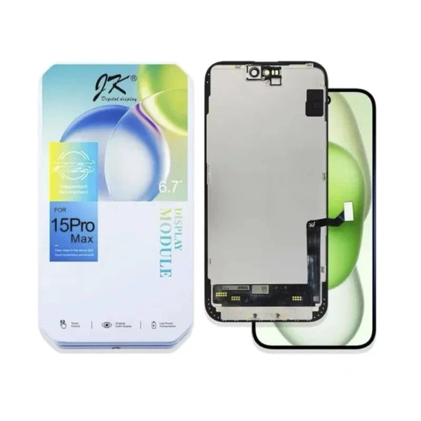 Original (JK) Incell Display für iPhone 15 Pro Max Retina Touchscreen mit Kleber