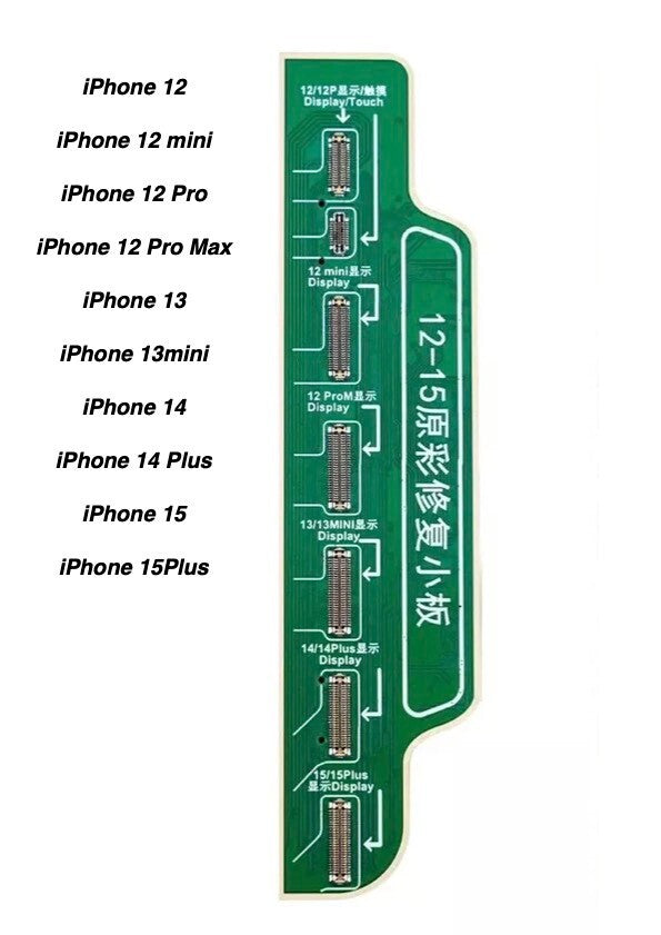 JCID V1SE V1S Pro True Tone Adapter Board iPhone 12 13 14 15 Pro Plus Tool