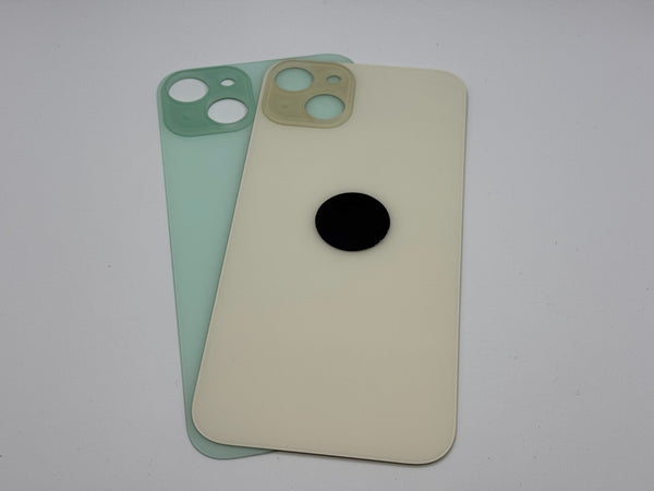 Backcover Backglass für iPhone 15 Plus Rückseite Glas Big Hole OEM Qualität