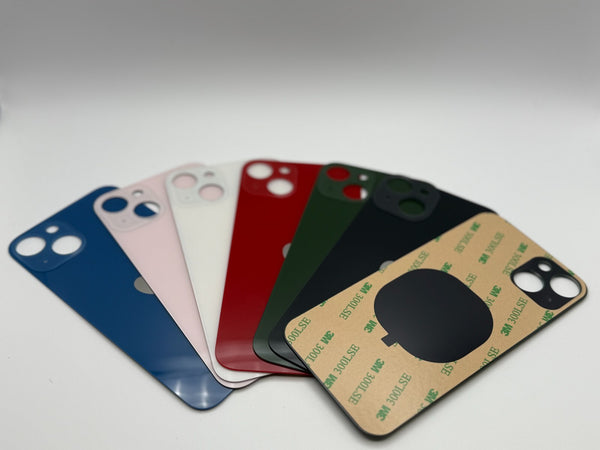 iPhone 13 Rückseite Backglass Glas Backcover Big Hole inkl. Kleber Premium