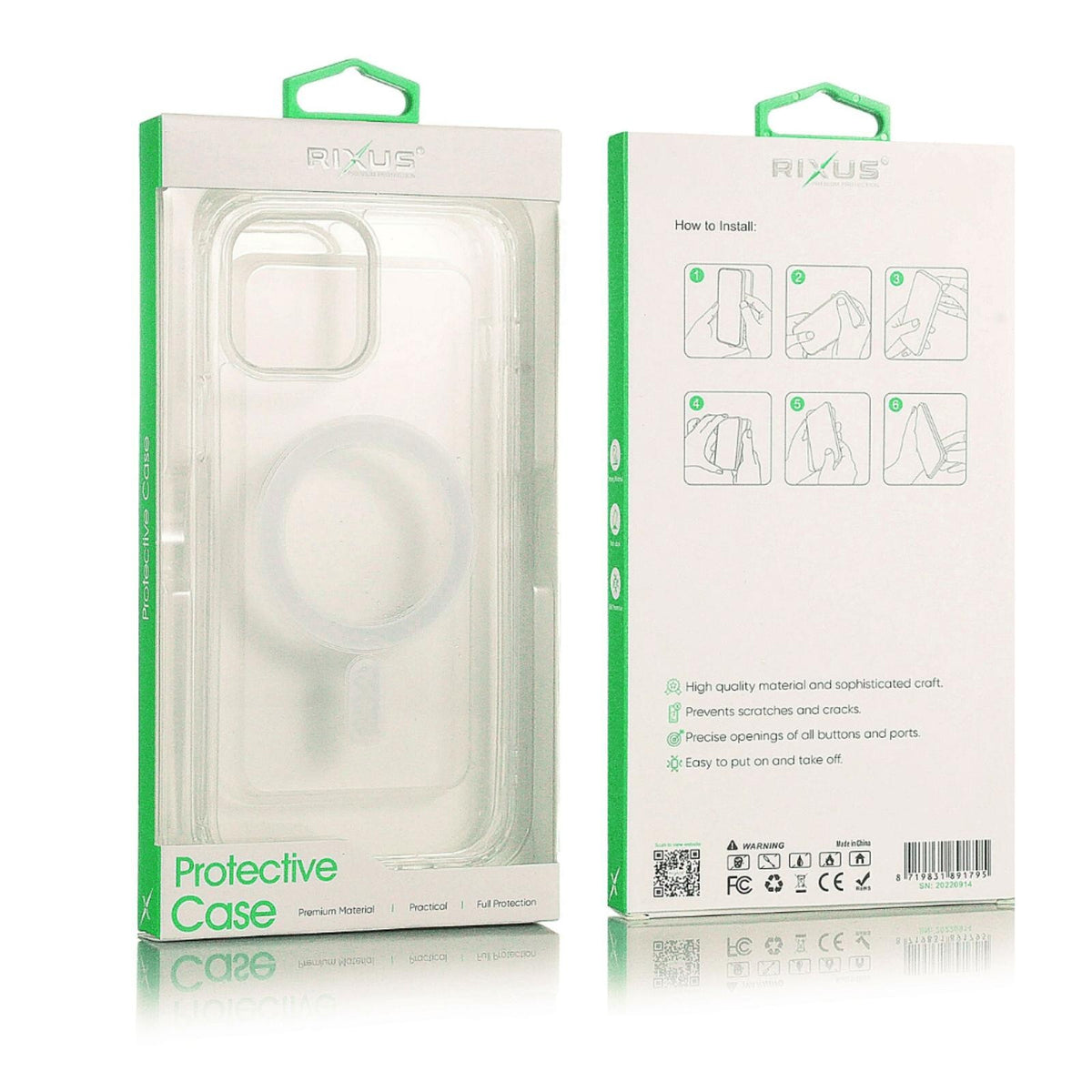 MagSafe Schutz Handy Hülle für iPhone 13 Pro Max Magnet Case Cover Etui
