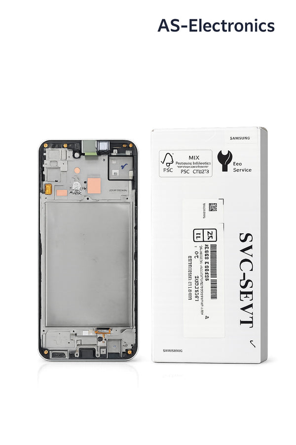 Original Samsung Galaxy A15 A15 5G Display LCD mit Rahmen Schwarz – Service Pack