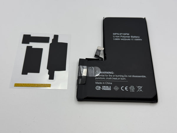 Akku iPhone 15 Pro Max Batterie Ohne Fehlermeldung, No PopUp, Einbau ohne Löten