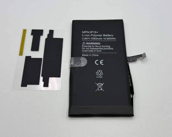 Akku iPhone 15 Plus ohne Fehlermeldung No PopUp ohne Löten Ersatzbatterie