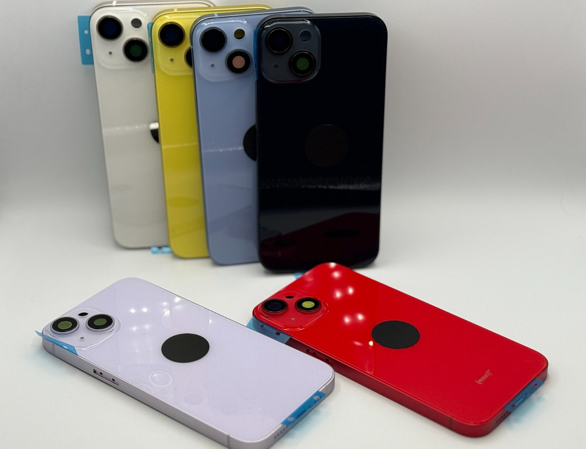 iPhone 14 Rahmen Gehäuse Backcover Housing Vormontiert Premium