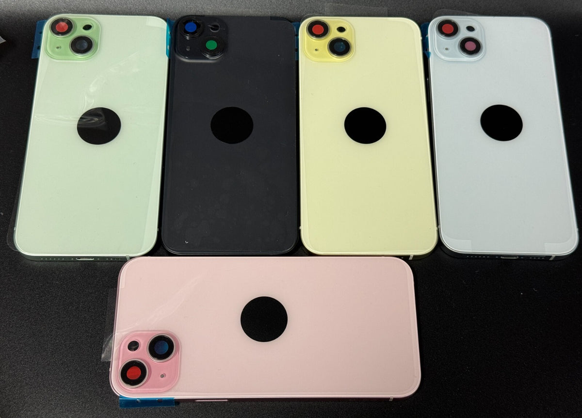 Rahmen für iPhone 15 Plus Gehäuse Backcover Housing Vormontiert Premium